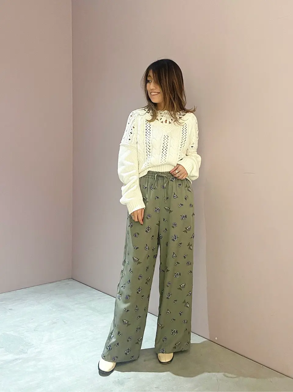 ORIGINATED IN GRACE CONTINENTAL yukimi yonee コーディネート画像