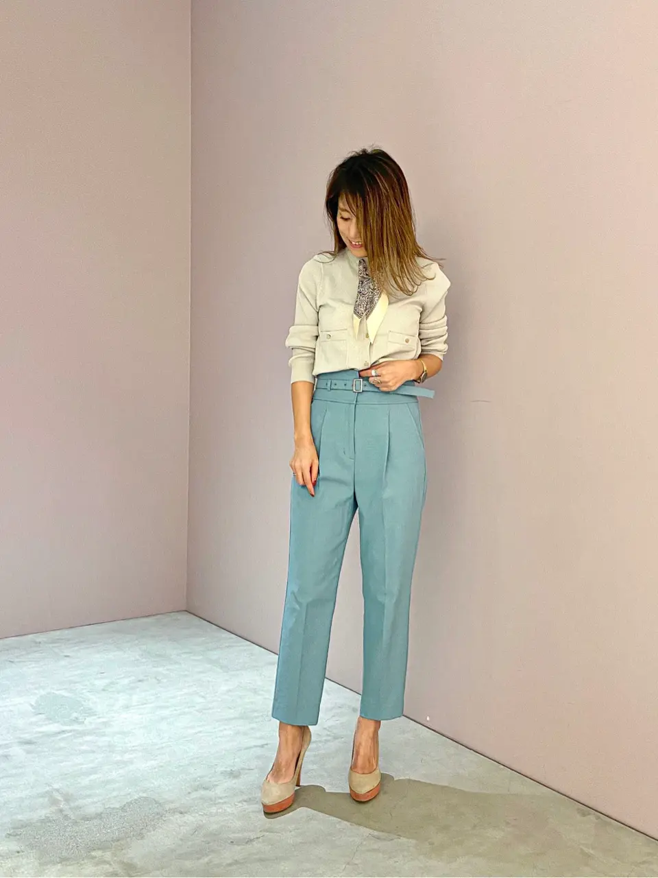 ORIGINATED IN GRACE CONTINENTAL yukimi yonee コーディネート画像