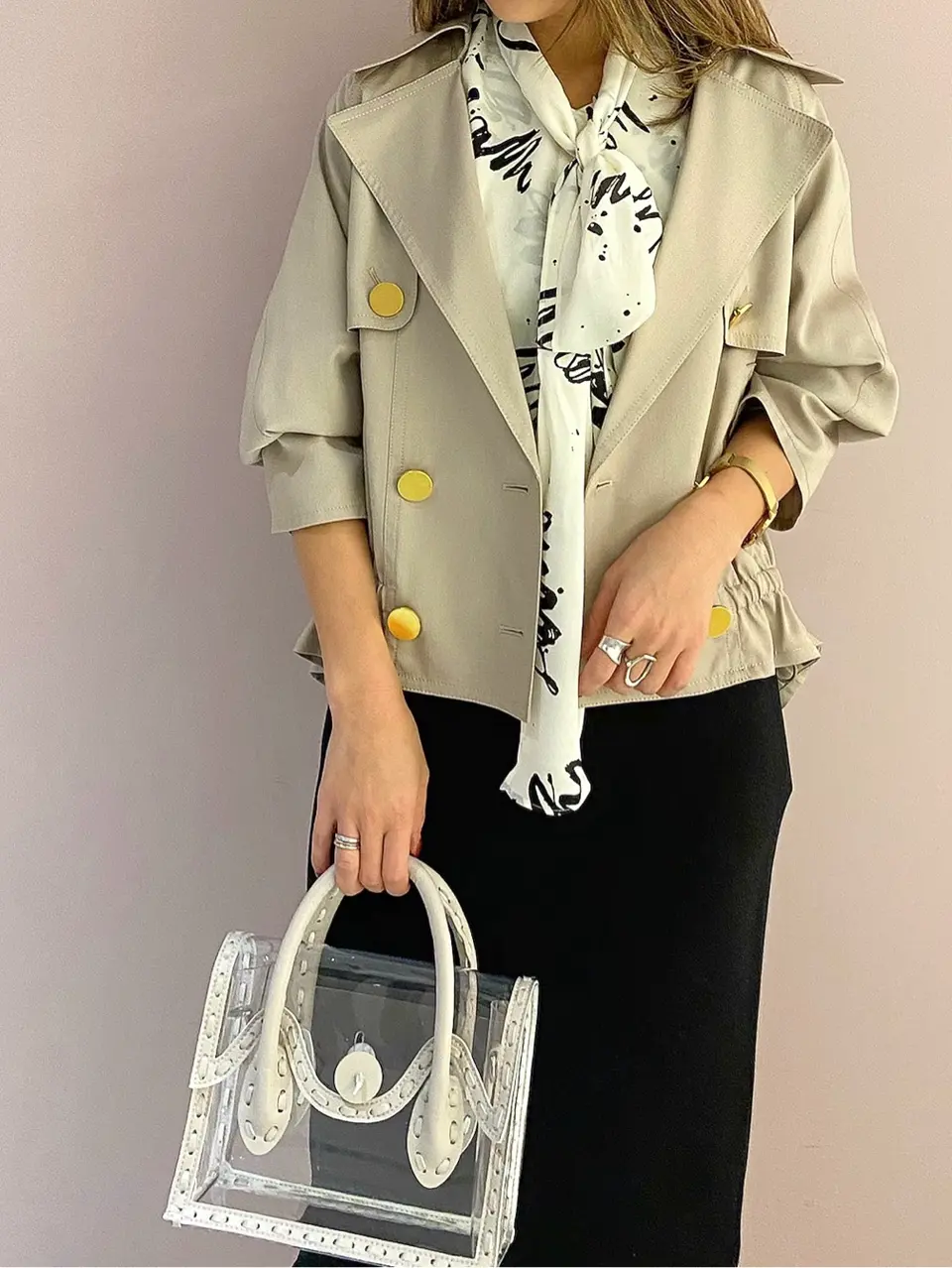 ORIGINATED IN GRACE CONTINENTAL yukimi yonee コーディネート画像