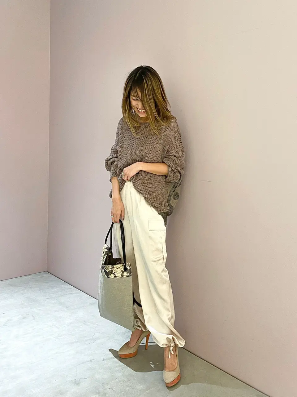 ORIGINATED IN GRACE CONTINENTAL yukimi yonee コーディネート画像