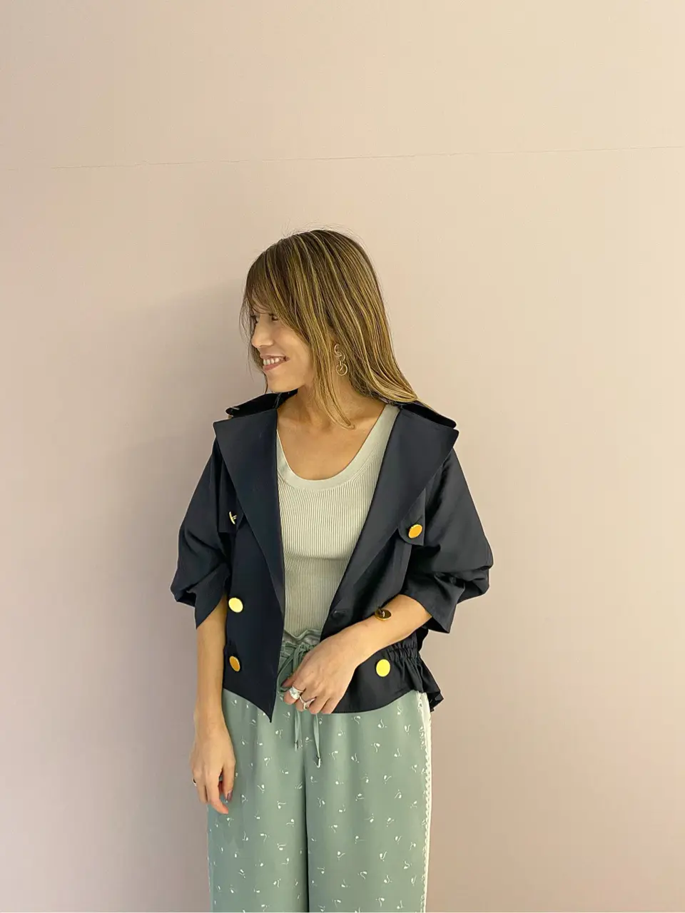 ORIGINATED IN GRACE CONTINENTAL yukimi yonee コーディネート画像