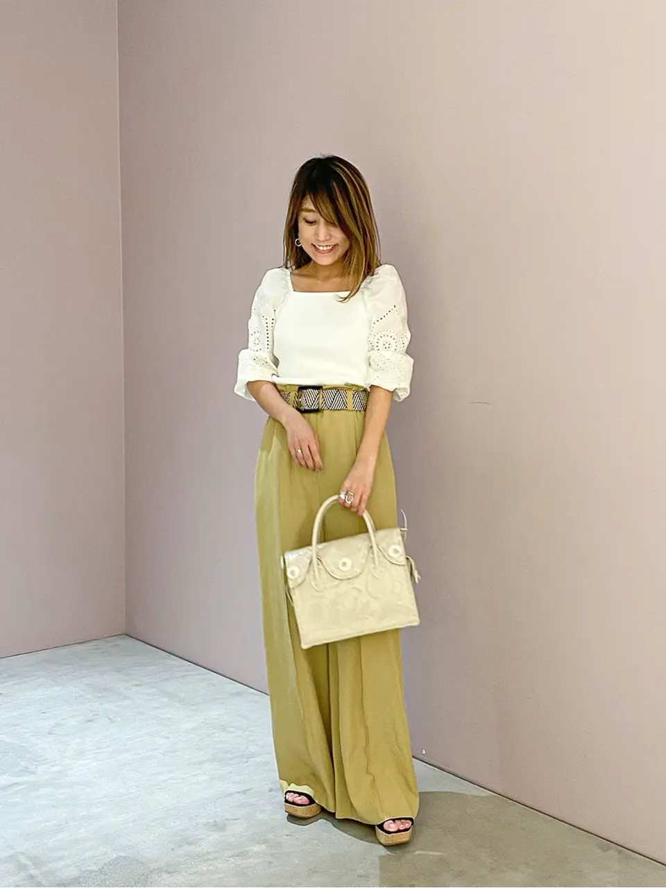 ORIGINATED IN GRACE CONTINENTAL yukimi yonee コーディネート画像