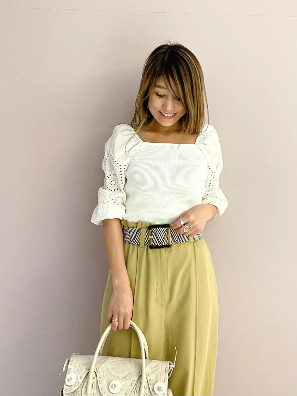 ORIGINATED IN GRACE CONTINENTAL yukimi yonee コーディネート画像