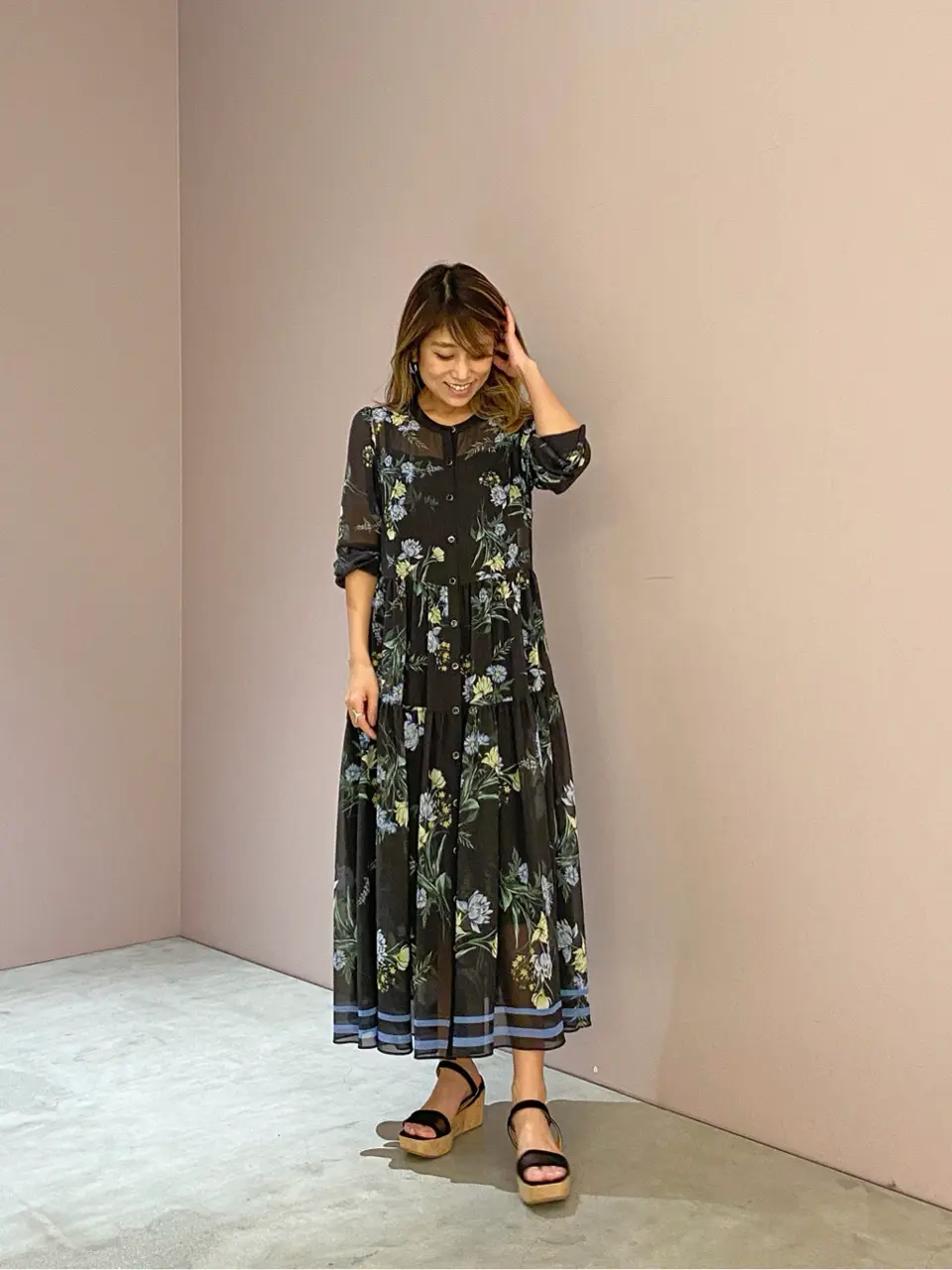 ORIGINATED IN GRACE CONTINENTAL yukimi yonee コーディネート画像