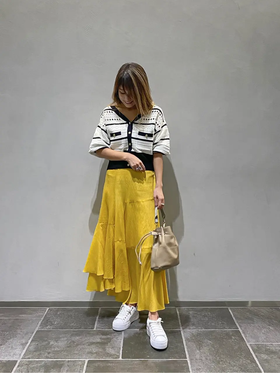 ORIGINATED IN GRACE CONTINENTAL yukimi yonee コーディネート画像