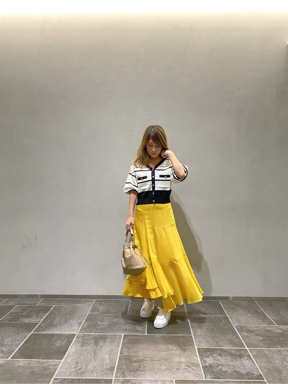 ORIGINATED IN GRACE CONTINENTAL yukimi yonee コーディネート画像