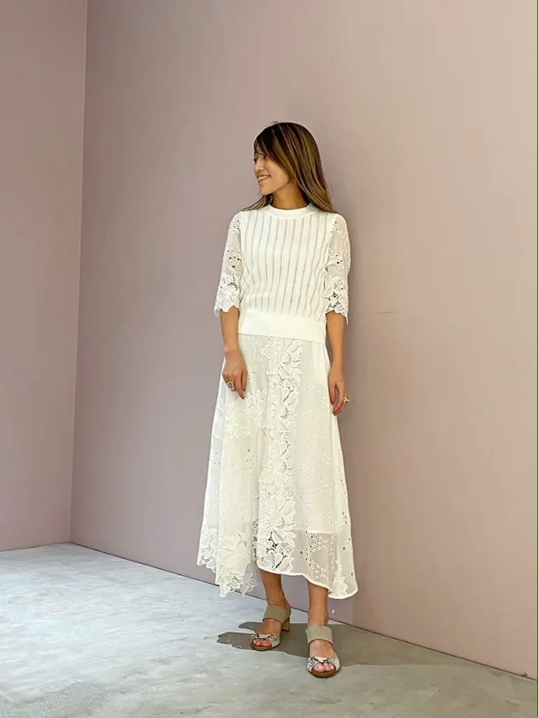 ORIGINATED IN GRACE CONTINENTAL yukimi yonee コーディネート画像