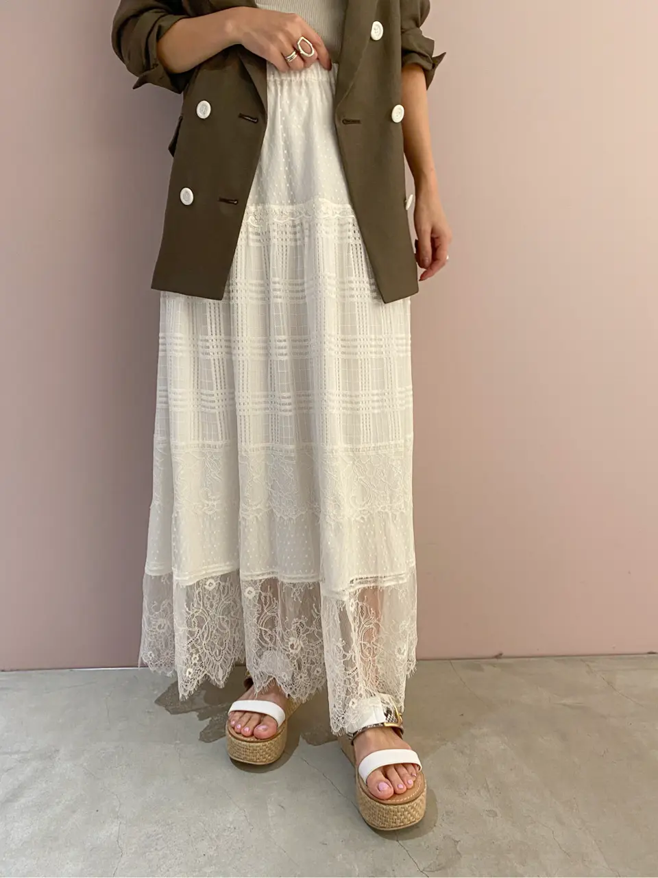 ORIGINATED IN GRACE CONTINENTAL yukimi yonee コーディネート画像