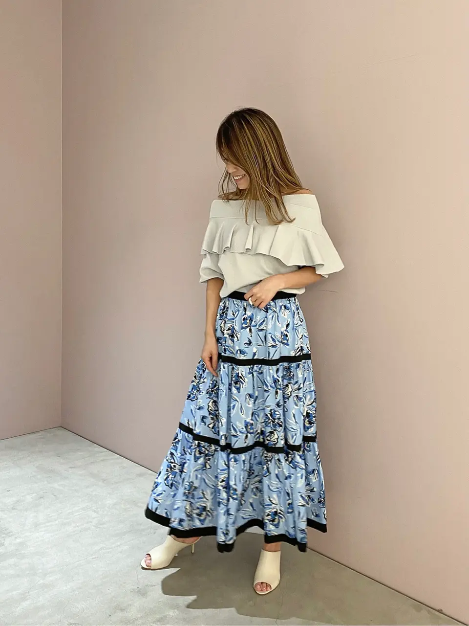 ORIGINATED IN GRACE CONTINENTAL yukimi yonee コーディネート画像