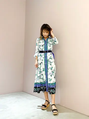 ORIGINATED IN GRACE CONTINENTAL yukimi yonee コーディネート画像