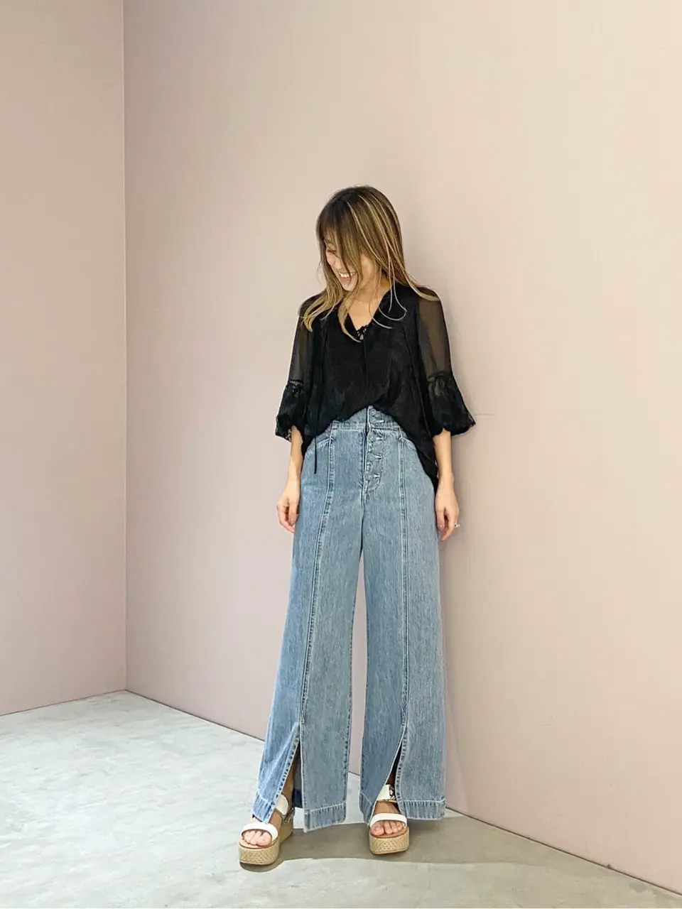 ORIGINATED IN GRACE CONTINENTAL yukimi yonee コーディネート画像