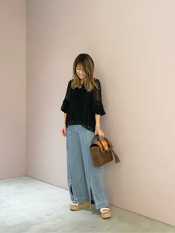 ORIGINATED IN GRACE CONTINENTAL yukimi yonee コーディネート画像