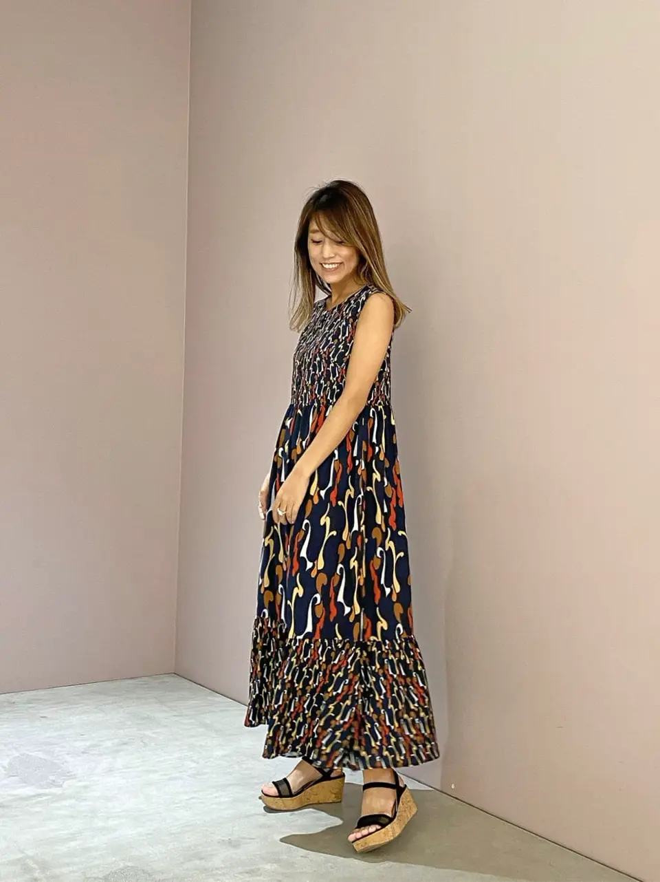 ORIGINATED IN GRACE CONTINENTAL yukimi yonee コーディネート画像