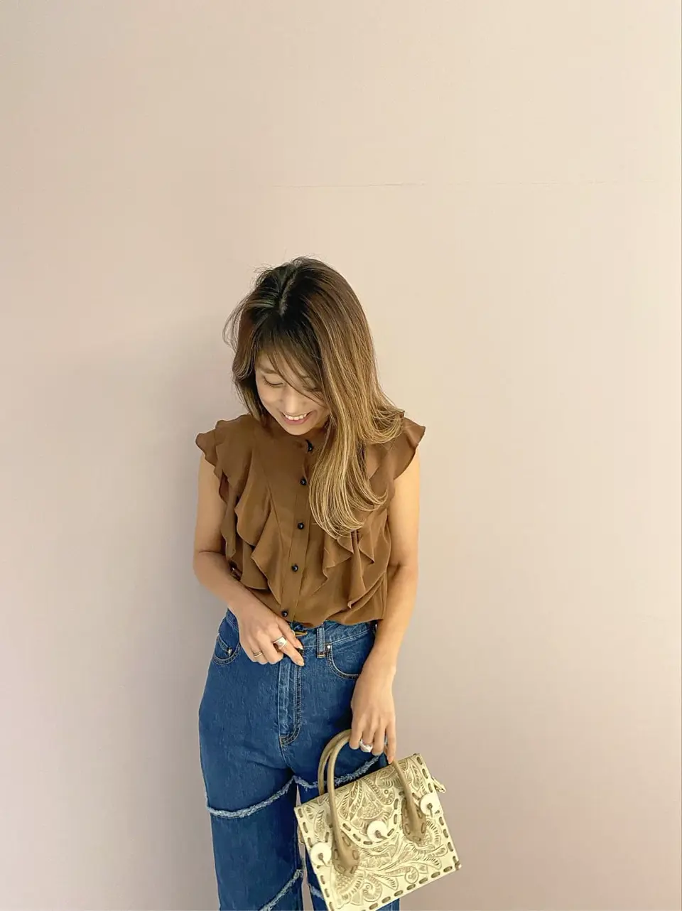 ORIGINATED IN GRACE CONTINENTAL yukimi yonee コーディネート画像