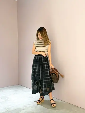 ORIGINATED IN GRACE CONTINENTAL yukimi yonee コーディネート画像