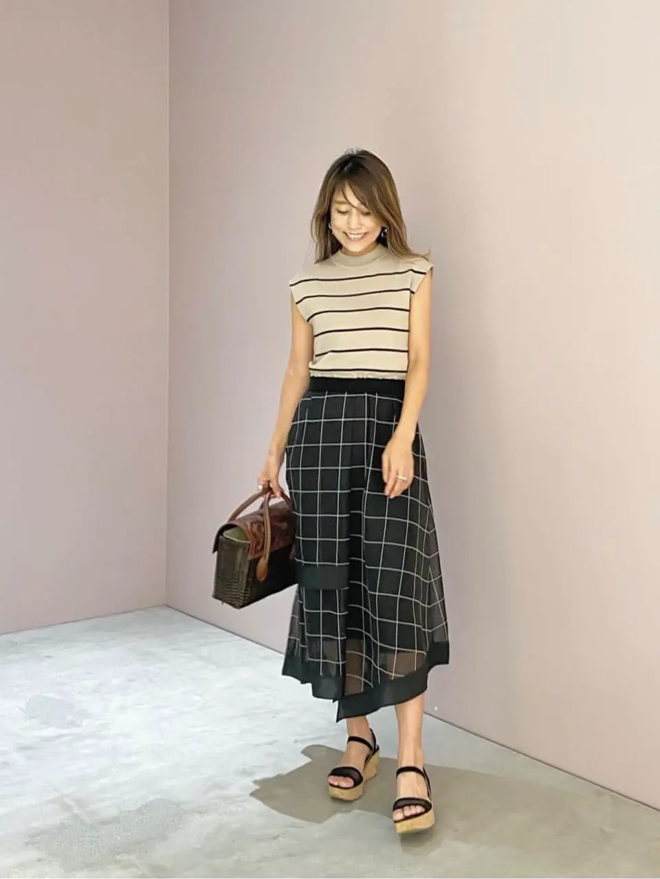 ORIGINATED IN GRACE CONTINENTAL yukimi yonee コーディネート画像