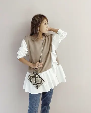 ORIGINATED IN GRACE CONTINENTAL yukimi yonee コーディネート画像