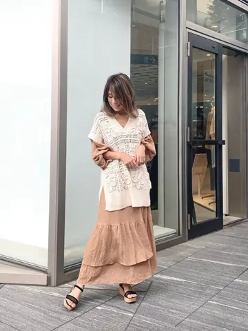 ORIGINATED IN GRACE CONTINENTAL yukimi yonee コーディネート画像