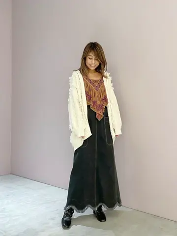 ORIGINATED IN GRACE CONTINENTAL yukimi yonee コーディネート画像