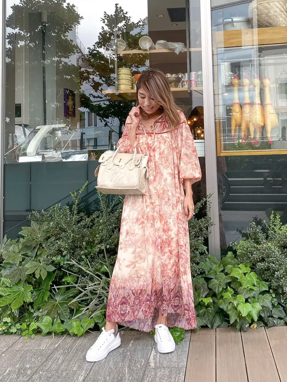 ORIGINATED IN GRACE CONTINENTAL yukimi yonee コーディネート画像