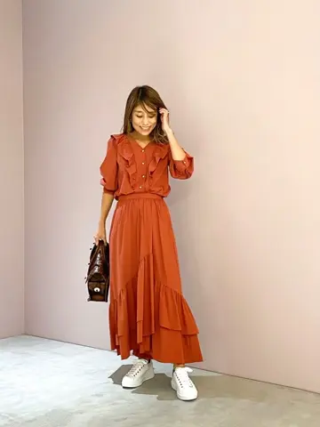 ORIGINATED IN GRACE CONTINENTAL yukimi yonee コーディネート画像