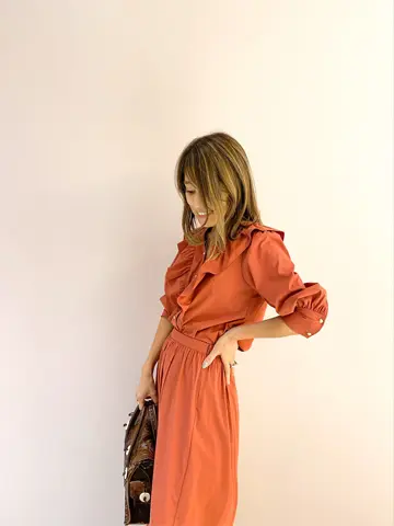 ORIGINATED IN GRACE CONTINENTAL yukimi yonee コーディネート画像