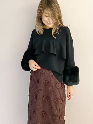 ORIGINATED IN GRACE CONTINENTAL yukimi yonee コーディネート画像