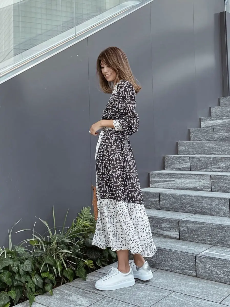 ORIGINATED IN GRACE CONTINENTAL yukimi yonee コーディネート画像