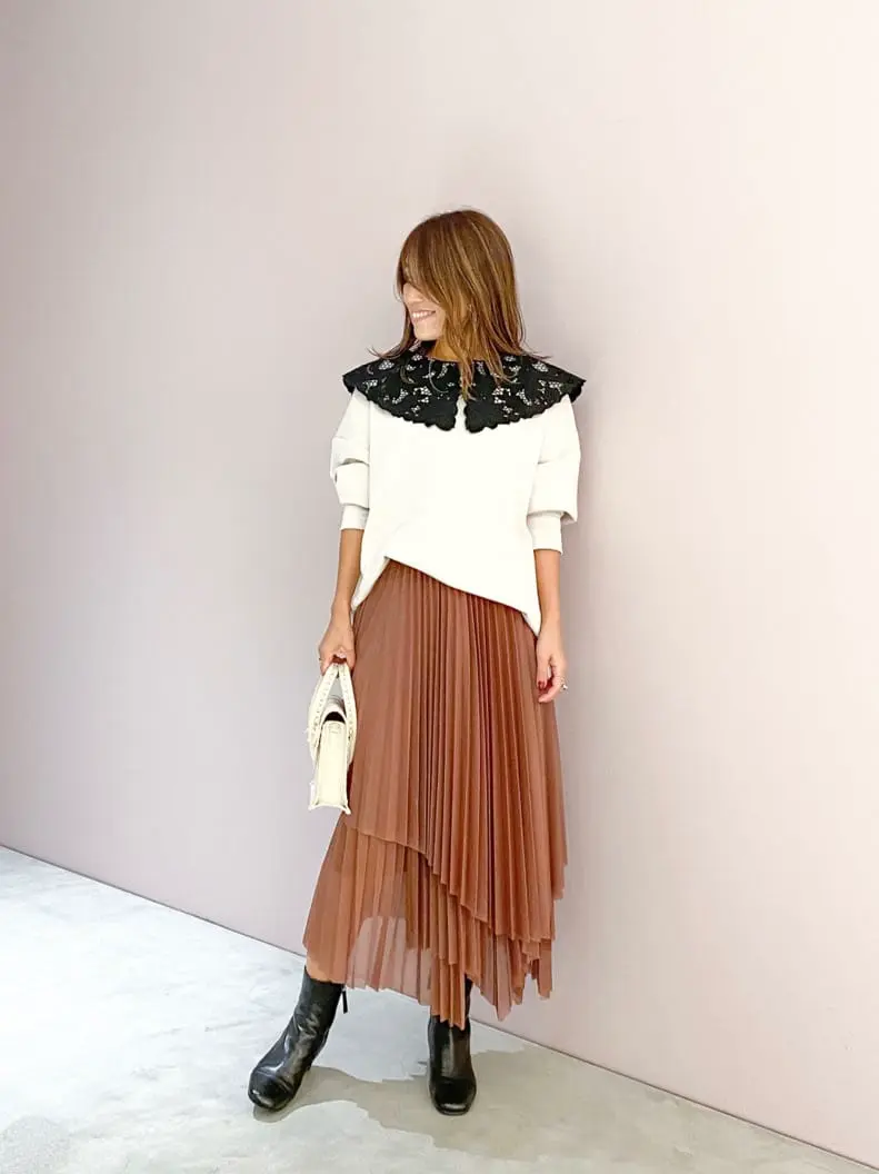 ORIGINATED IN GRACE CONTINENTAL yukimi yonee コーディネート画像