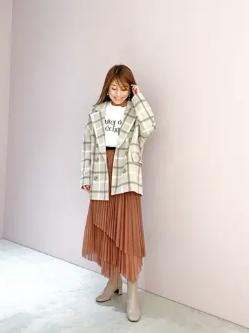 ORIGINATED IN GRACE CONTINENTAL yukimi yonee コーディネート画像