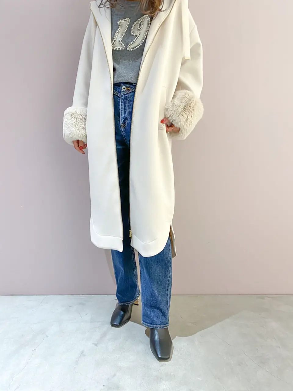 ORIGINATED IN GRACE CONTINENTAL yukimi yonee コーディネート画像