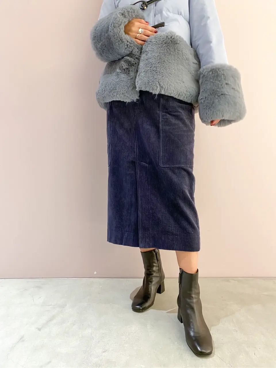 ORIGINATED IN GRACE CONTINENTAL yukimi yonee コーディネート画像