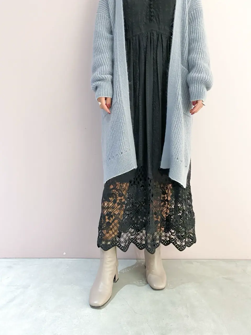 ORIGINATED IN GRACE CONTINENTAL yukimi yonee コーディネート画像