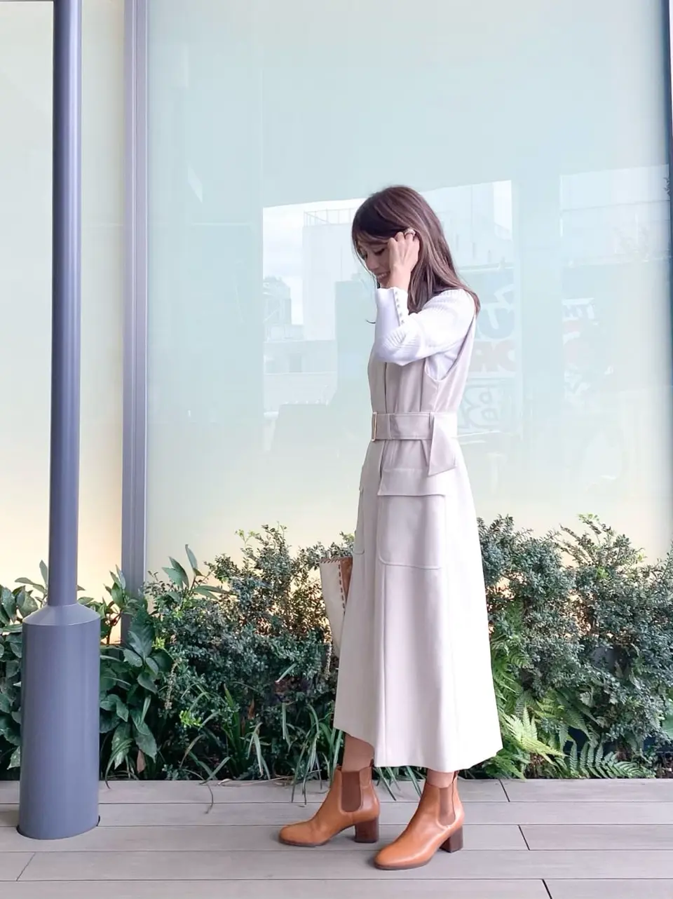 ORIGINATED IN GRACE CONTINENTAL yukimi yonee コーディネート画像