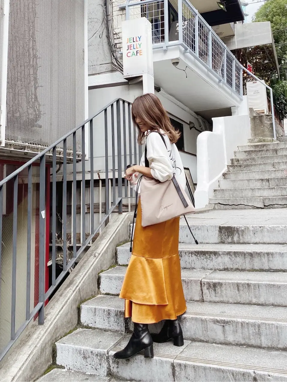 ORIGINATED IN GRACE CONTINENTAL yukimi yonee コーディネート画像