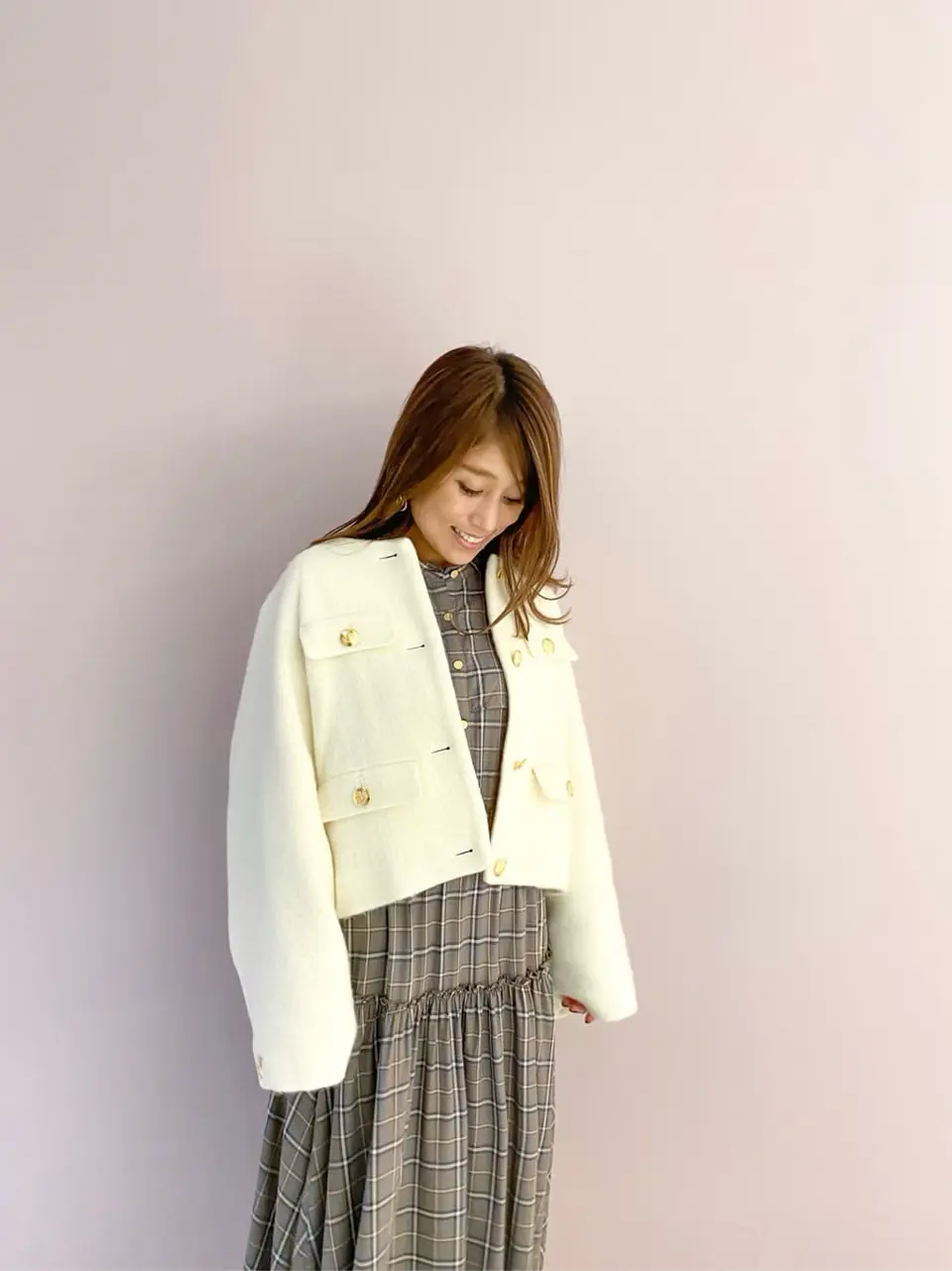 ORIGINATED IN GRACE CONTINENTAL yukimi yonee コーディネート画像