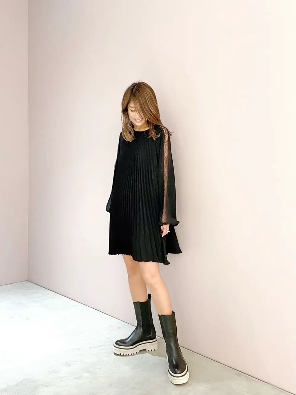 ORIGINATED IN GRACE CONTINENTAL yukimi yonee コーディネート画像