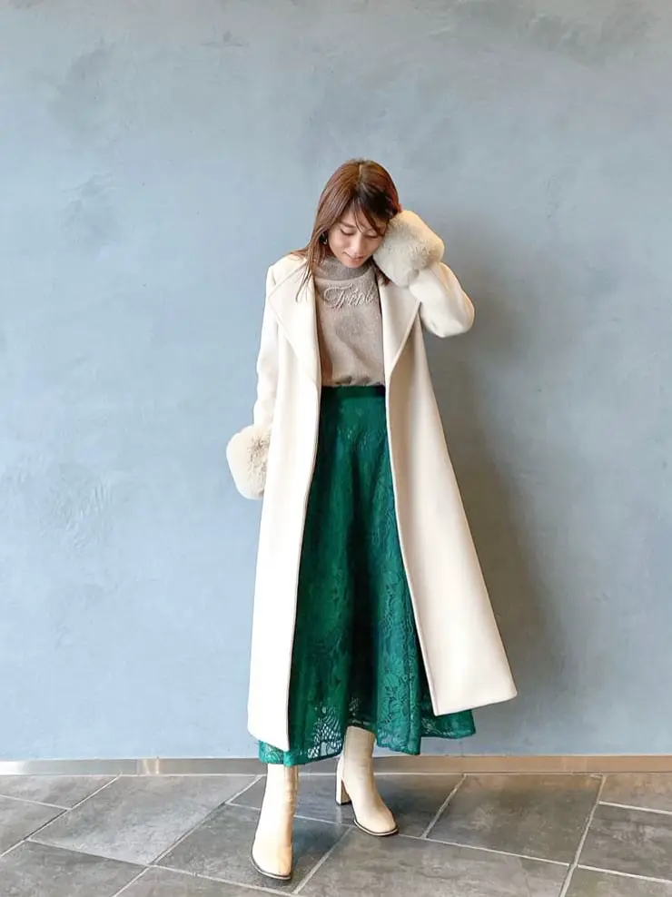 ORIGINATED IN GRACE CONTINENTAL yukimi yonee コーディネート画像