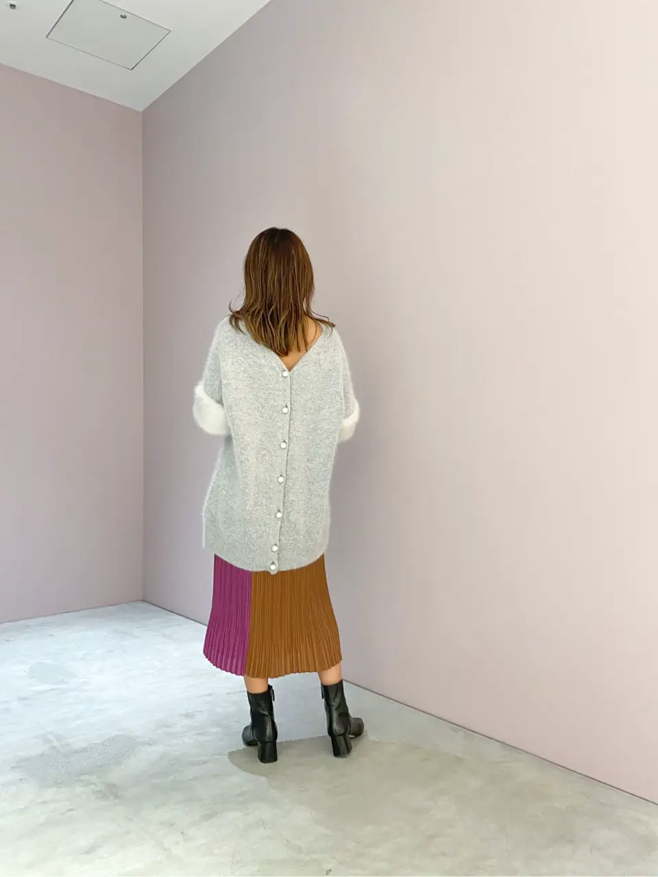 ORIGINATED IN GRACE CONTINENTAL yukimi yonee コーディネート画像