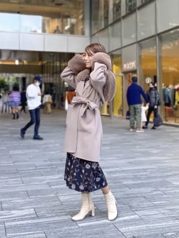 ORIGINATED IN GRACE CONTINENTAL yukimi yonee コーディネート画像