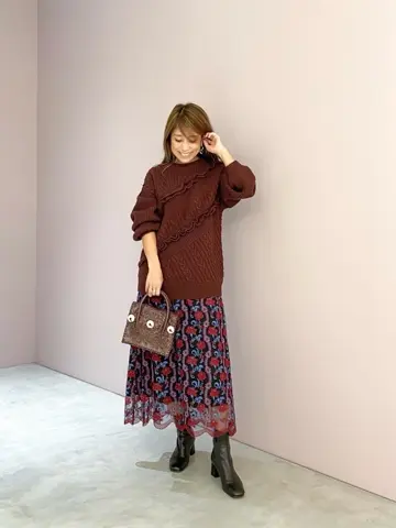 ORIGINATED IN GRACE CONTINENTAL yukimi yonee コーディネート画像