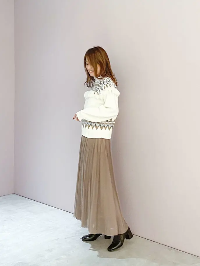 ORIGINATED IN GRACE CONTINENTAL yukimi yonee コーディネート画像