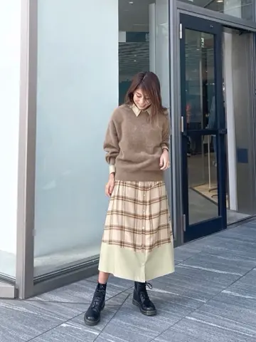 ORIGINATED IN GRACE CONTINENTAL yukimi yonee コーディネート画像