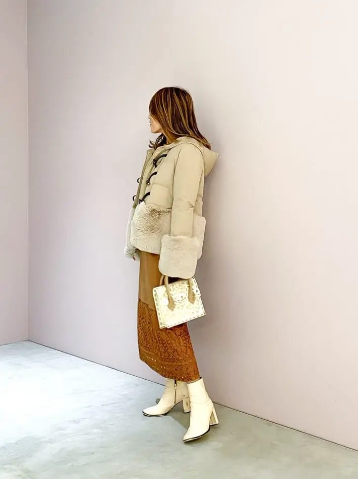 ORIGINATED IN GRACE CONTINENTAL yukimi yonee コーディネート画像