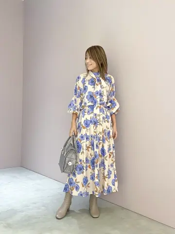 ORIGINATED IN GRACE CONTINENTAL yukimi yonee コーディネート画像