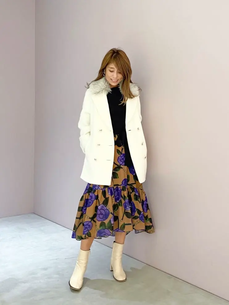 ORIGINATED IN GRACE CONTINENTAL yukimi yonee コーディネート画像