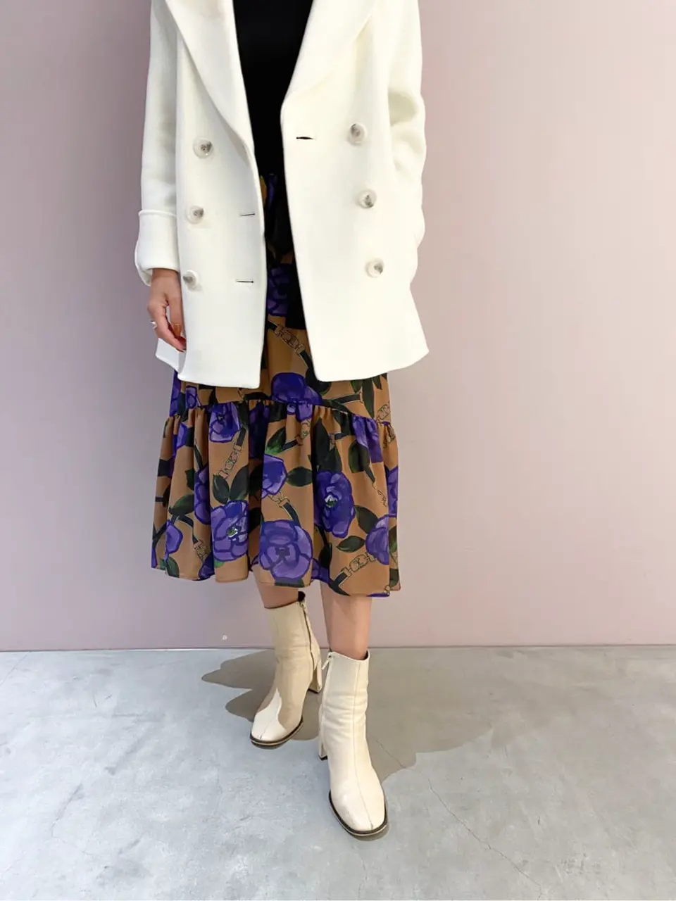 ORIGINATED IN GRACE CONTINENTAL yukimi yonee コーディネート画像