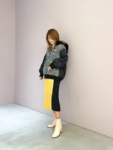 ORIGINATED IN GRACE CONTINENTAL yukimi yonee コーディネート画像