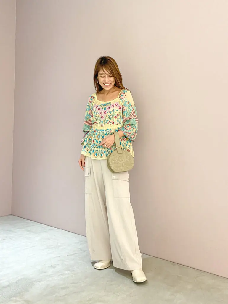 ORIGINATED IN GRACE CONTINENTAL yukimi yonee コーディネート画像