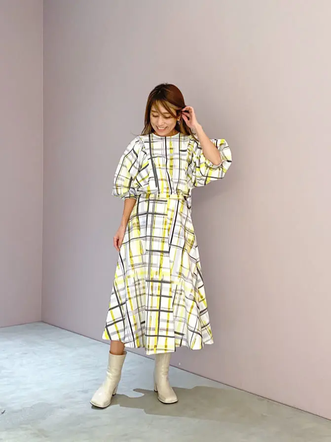 ORIGINATED IN GRACE CONTINENTAL yukimi yonee コーディネート画像